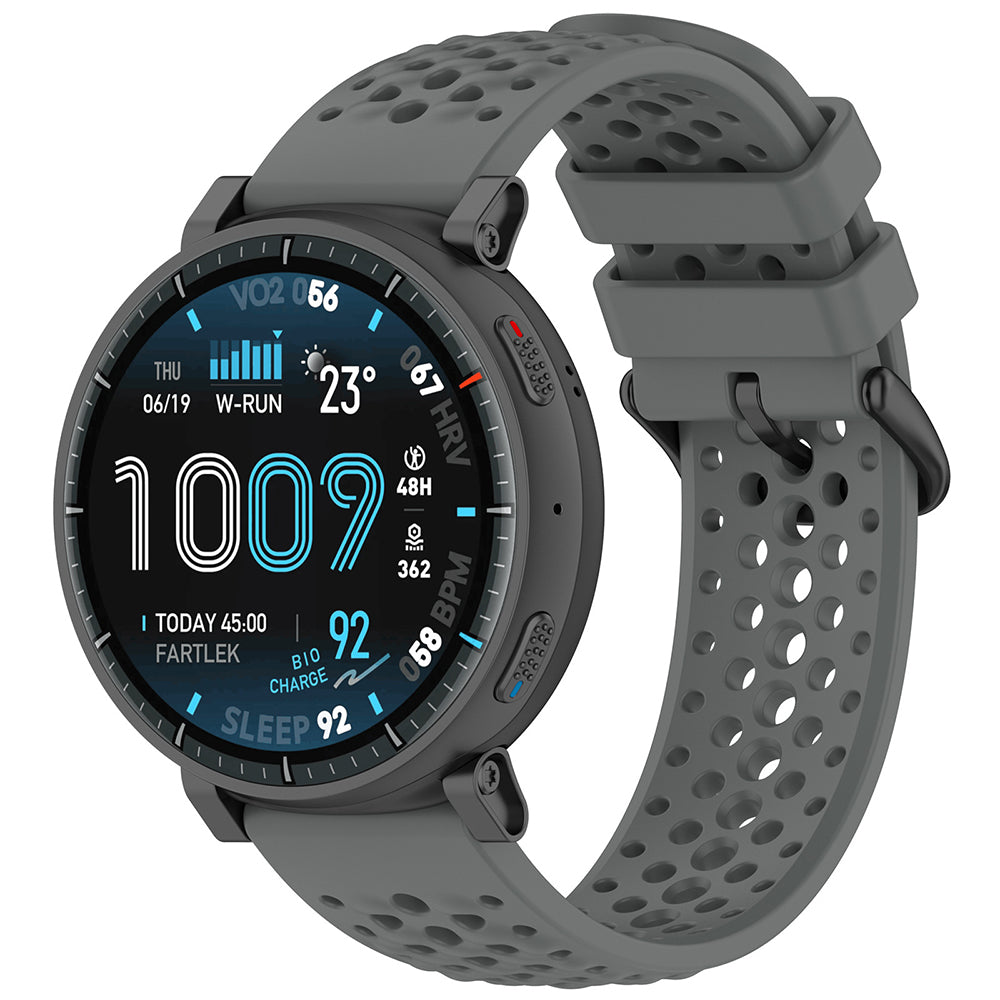 Cinturino Techsuit W083 per Amazfit Watch / Samsung Watch Series, 22mm, Grigio