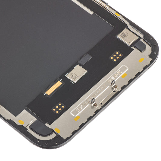 Display con Touchscreen GX per Apple iPhone 12 Pro Max, con Cornice, Versione OLED IC Movable, Nero