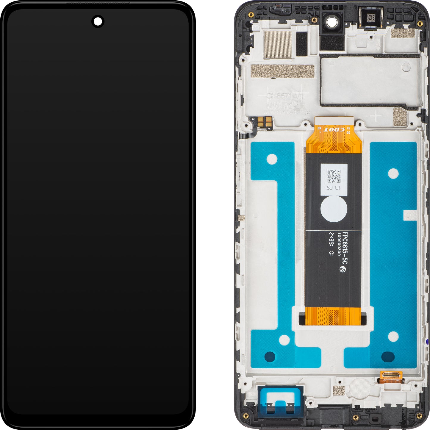 Display con Touchscreen HMD Pulse+ / Pulse Pro / Pulse, con Cornice, Nero, Service Pack 286940623