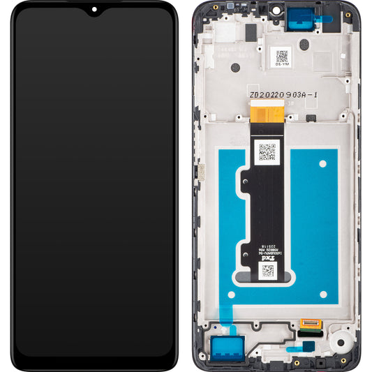 Display touchscreen Motorola Moto E22i / E22, con cornice, nero, Service Pack 5D68C21594