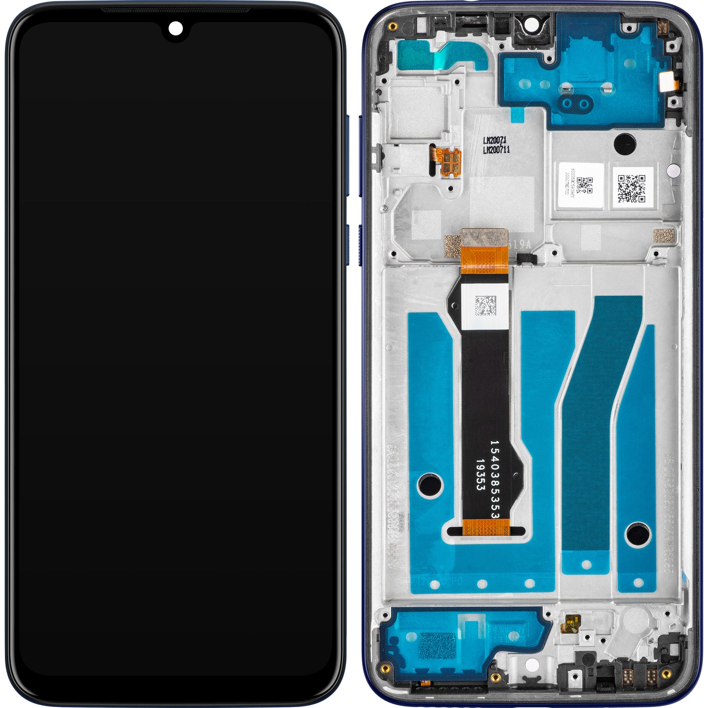 Motorola Moto G8 Plus Display touchscreen con cornice, blu scuro, Service Pack 5D68C15528
