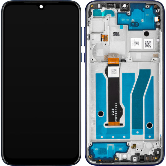 Motorola Moto G8 Plus Display touchscreen con cornice, blu scuro, Service Pack 5D68C15528