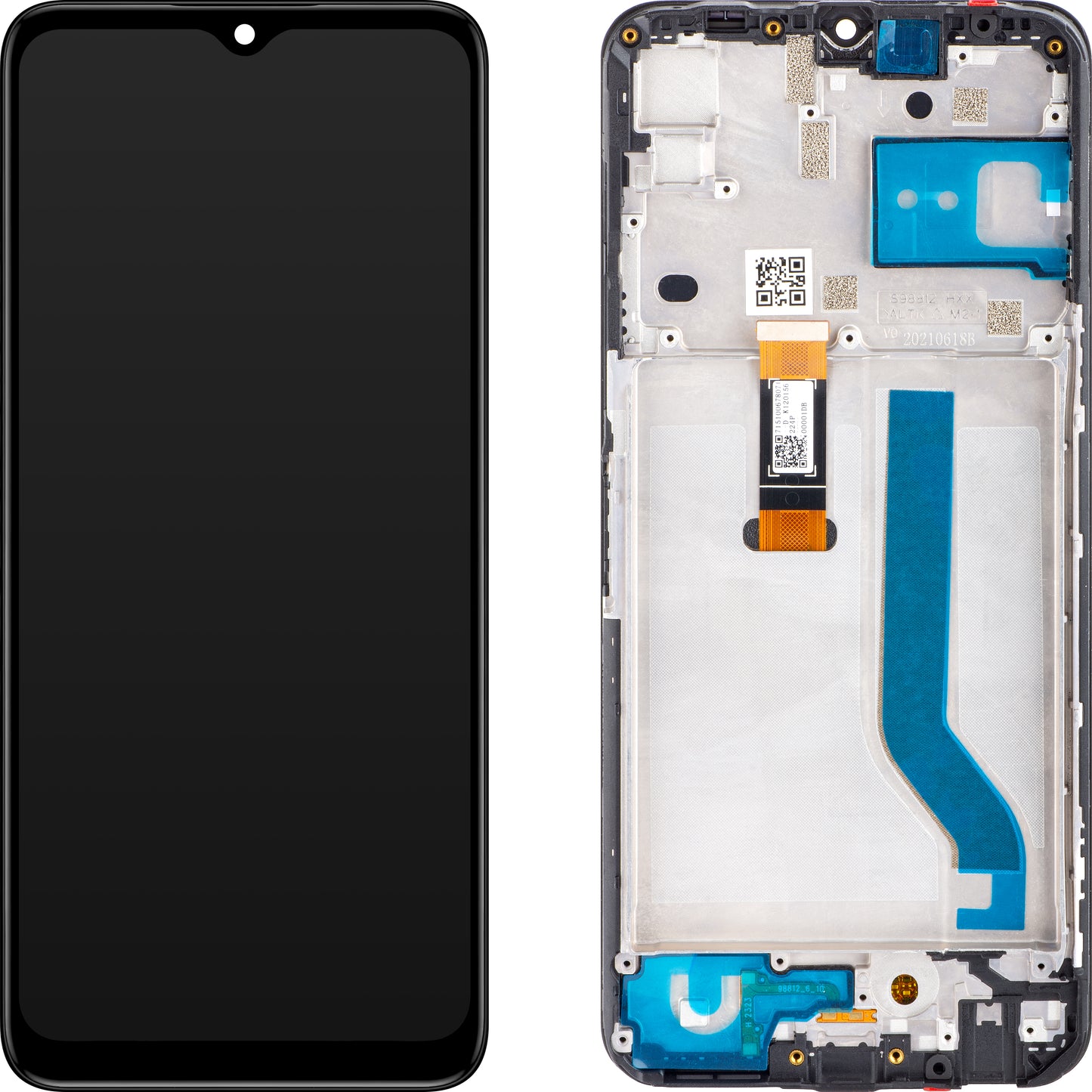 Motorola Moto Moto G50 Display touchscreen 5G, con cornice, nero, Service Pack 5D68C18927