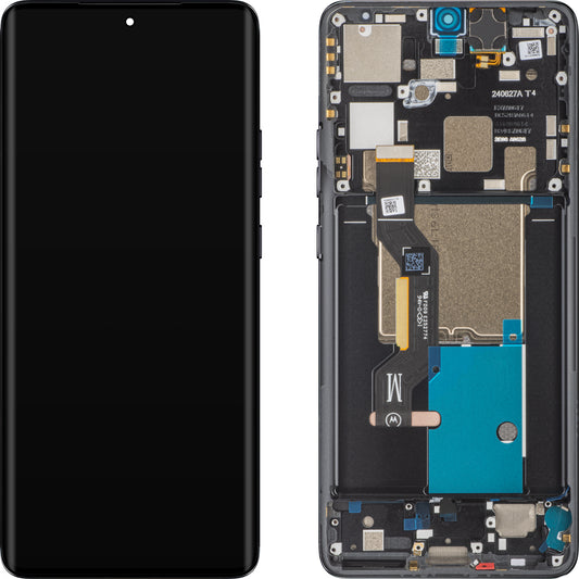 Display touchscreen Motorola Edge 50 Pro, con cornice, nero (Black Beauty), service pack 5D68C24092