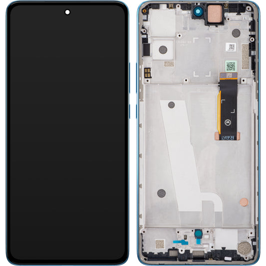 Display touchscreen Motorola Edge 30, con cornice, verde (Aurora Green), Service Pack 5D68C20585