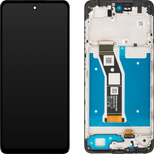 Display touchscreen Motorola Moto G04s, con cornice, nero, Service Pack 5D68C24245