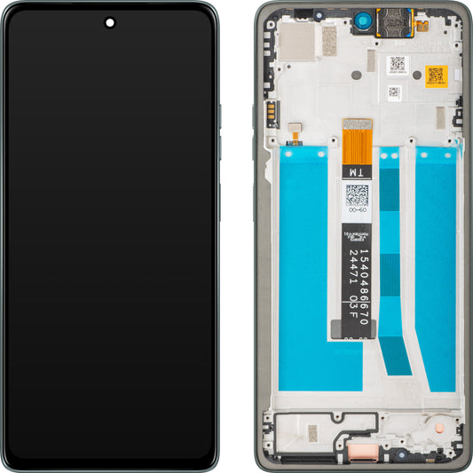 Motorola Moto Moto G75 Display touchscreen con cornice, grigio cielo, Service Pack 5D68C29068