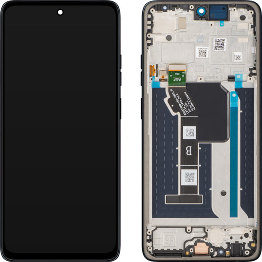 Display con Touchscreen Motorola Moto G56, con Cornice, Blu Marino (Black Oyster), Service Pack 5D68C30208