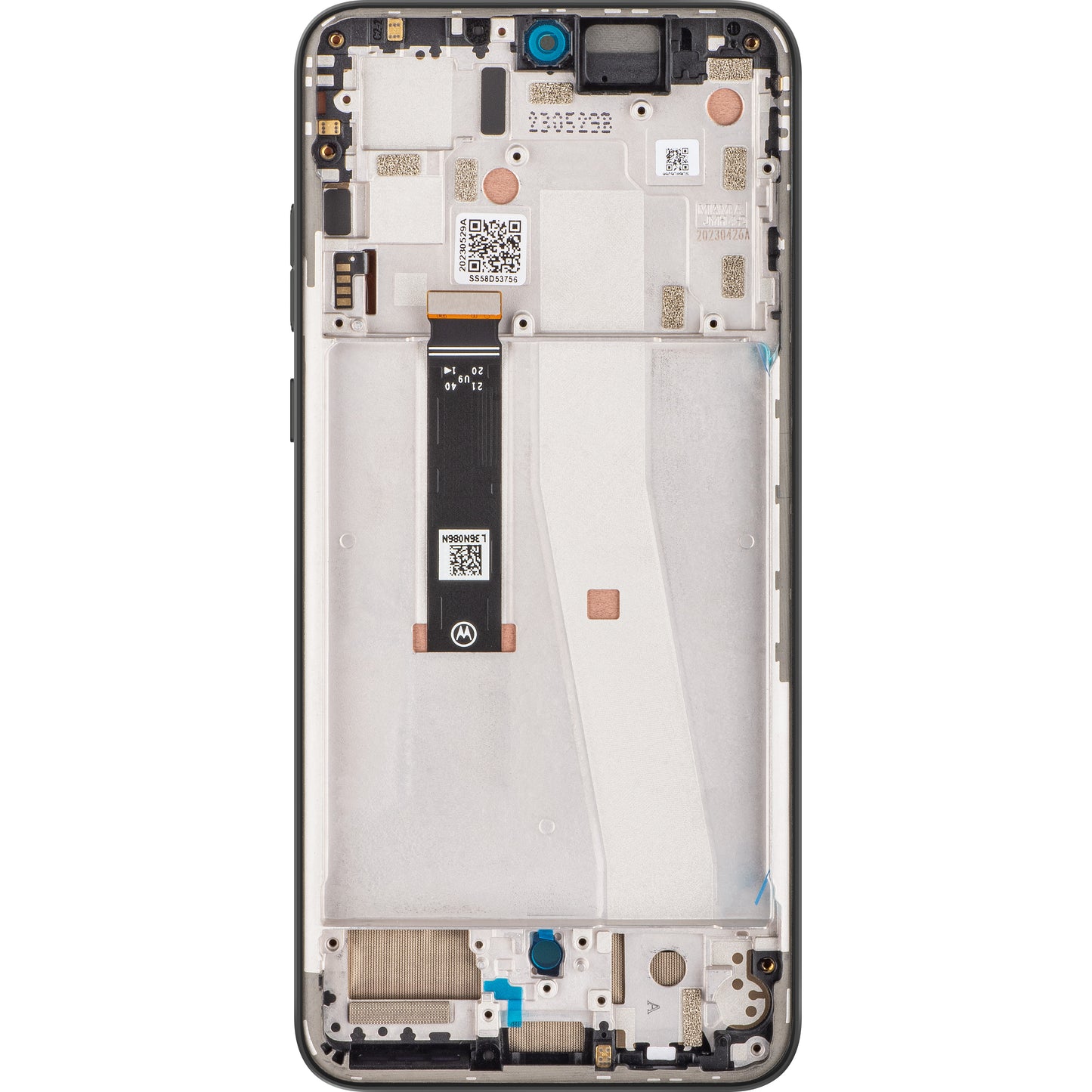 Display touchscreen Motorola Edge 30 Neo, con cornice, Black Onyx, Service Pack 5D68C21403