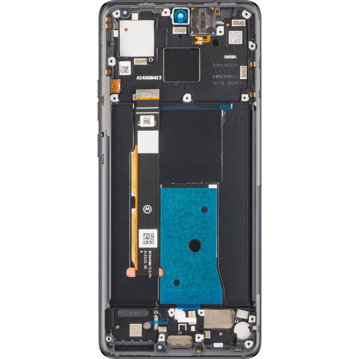 Display touchscreen Motorola Edge 40, con cornice, nero (Eclipse Black), Service Pack 5D68C22670