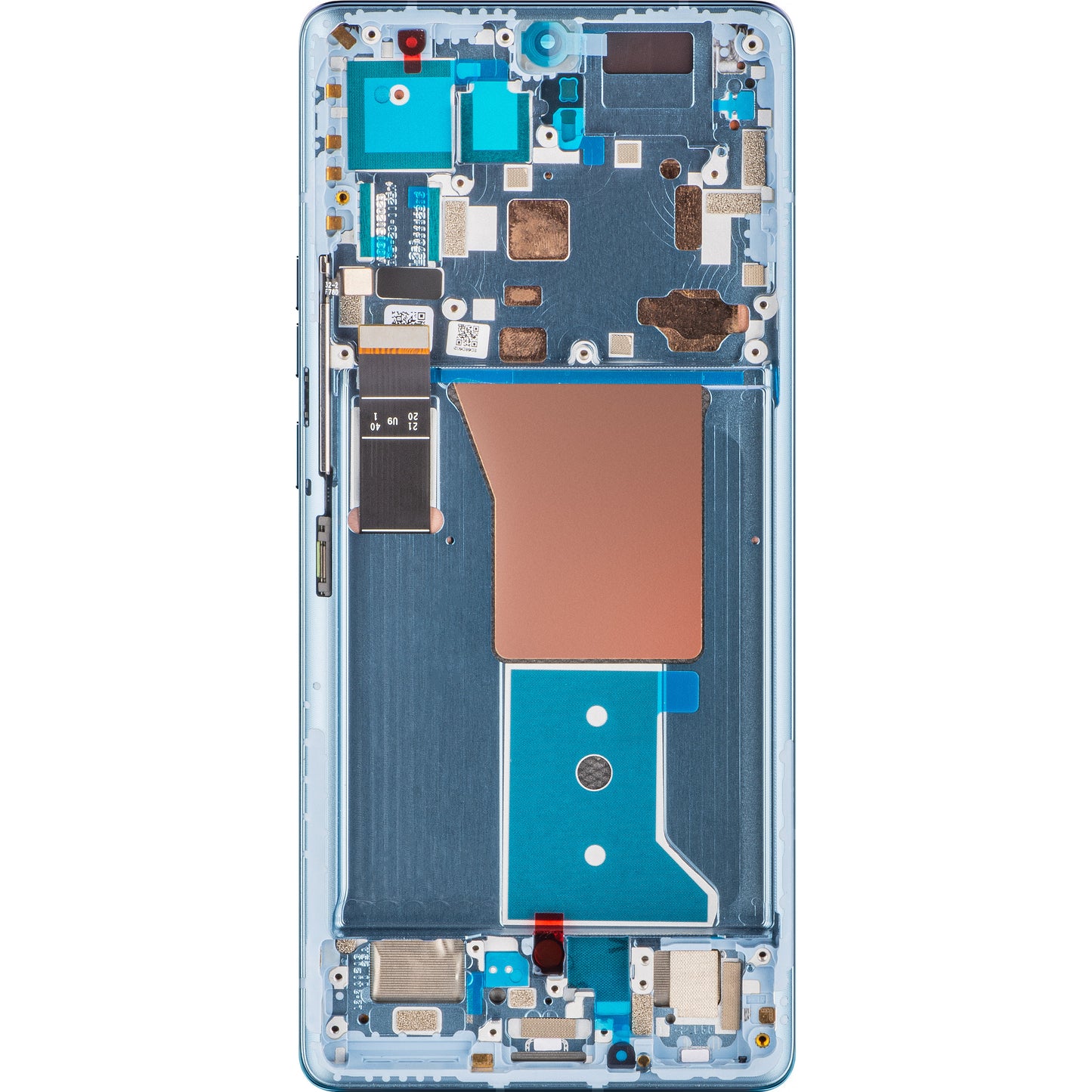 Display touchscreen Motorola Edge 40 Pro, con cornice, Lunar Blue, Service Pack 5D68C22011