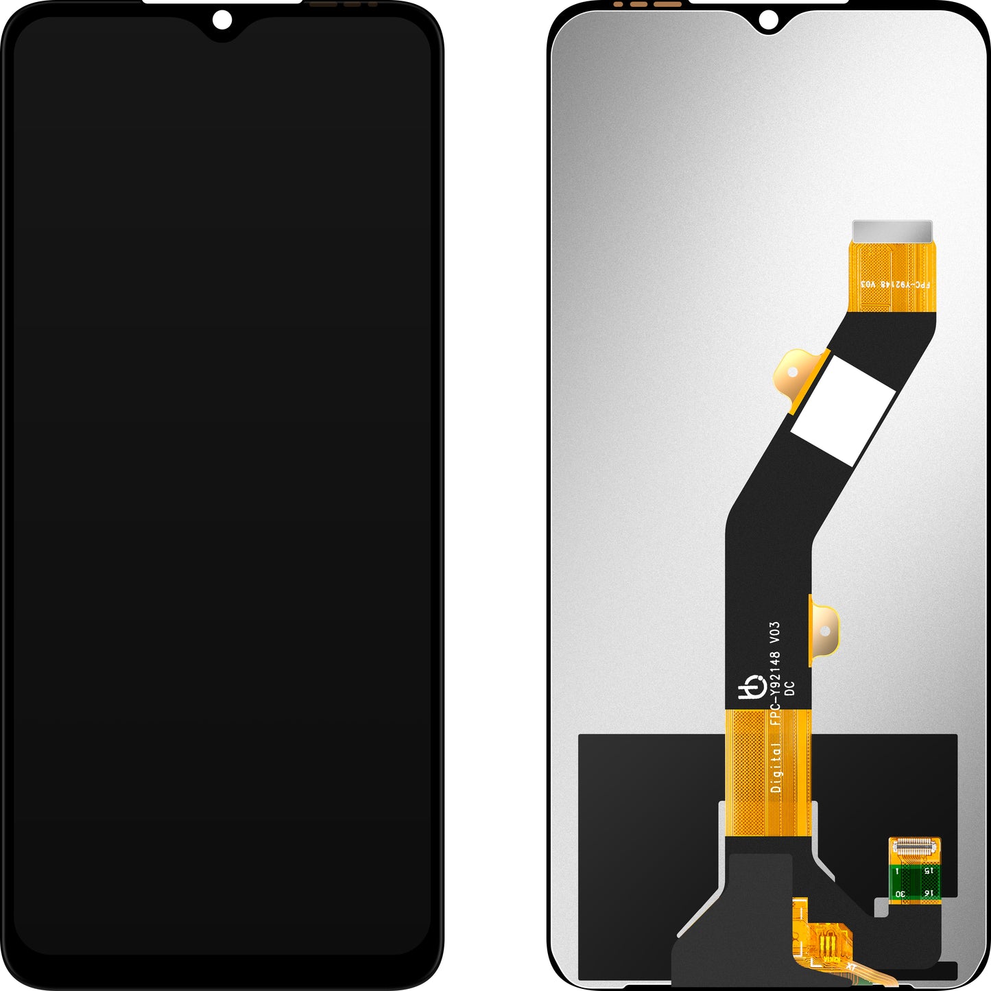 Display con Touchscreen MP compatibile con ZTE Blade A35e