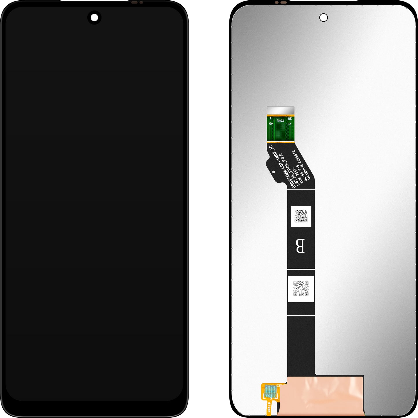 Display con Touchscreen MP compatibile con Motorola Moto G17 / G17 Power