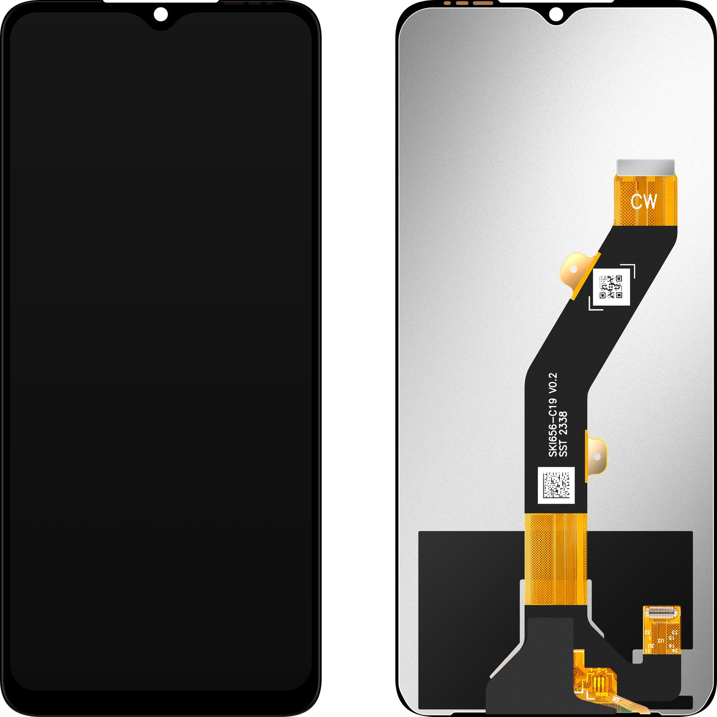 Display con Touchscreen MP compatibile con ZTE Blade A34 / Blade A54