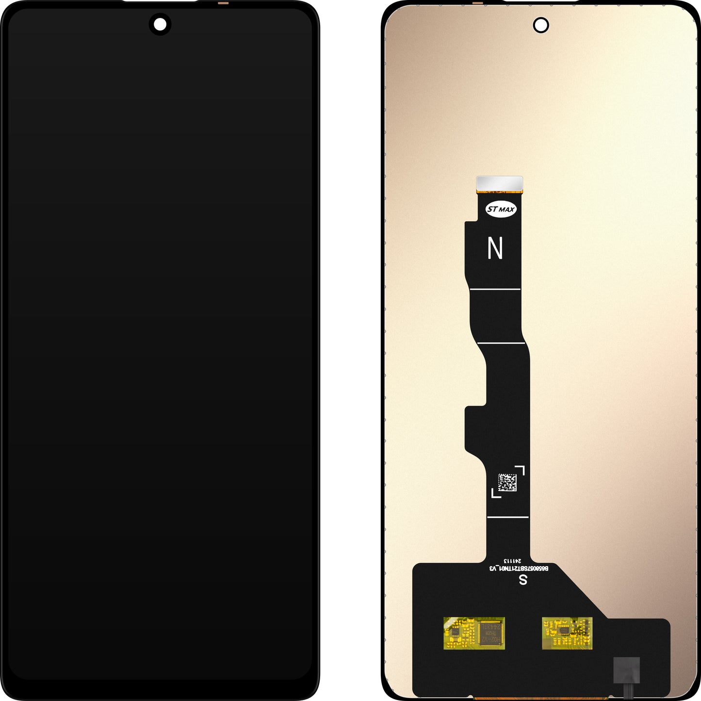 Display con Touchscreen MP compatibile con Xiaomi Poco F5 / Redmi Note 12 Turbo / Note 13 5G