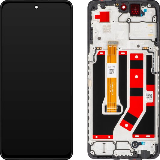 Display touchscreen Oppo A98, con cornice, nero, Service Pack 621029000029