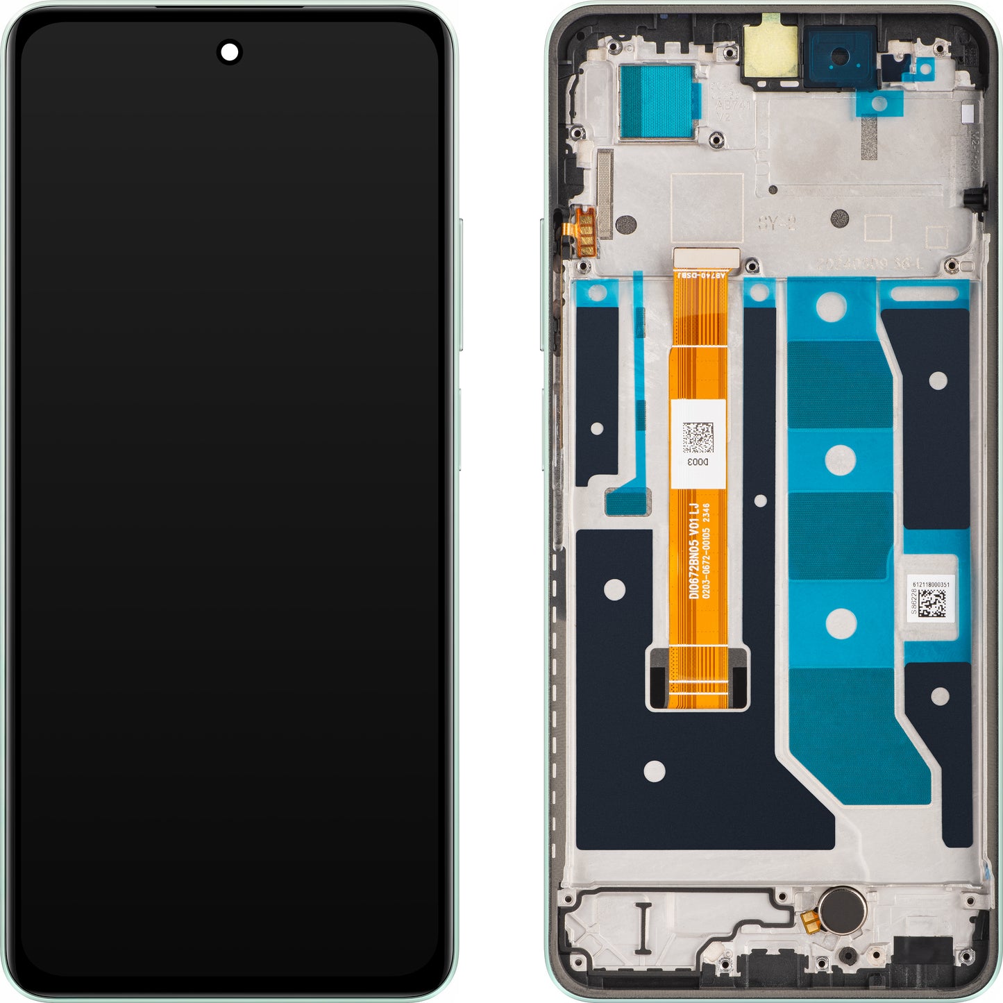 Display touchscreen Realme C67 4G, con cornice, verde (Sunny Oasis), Service Pack 621029000121