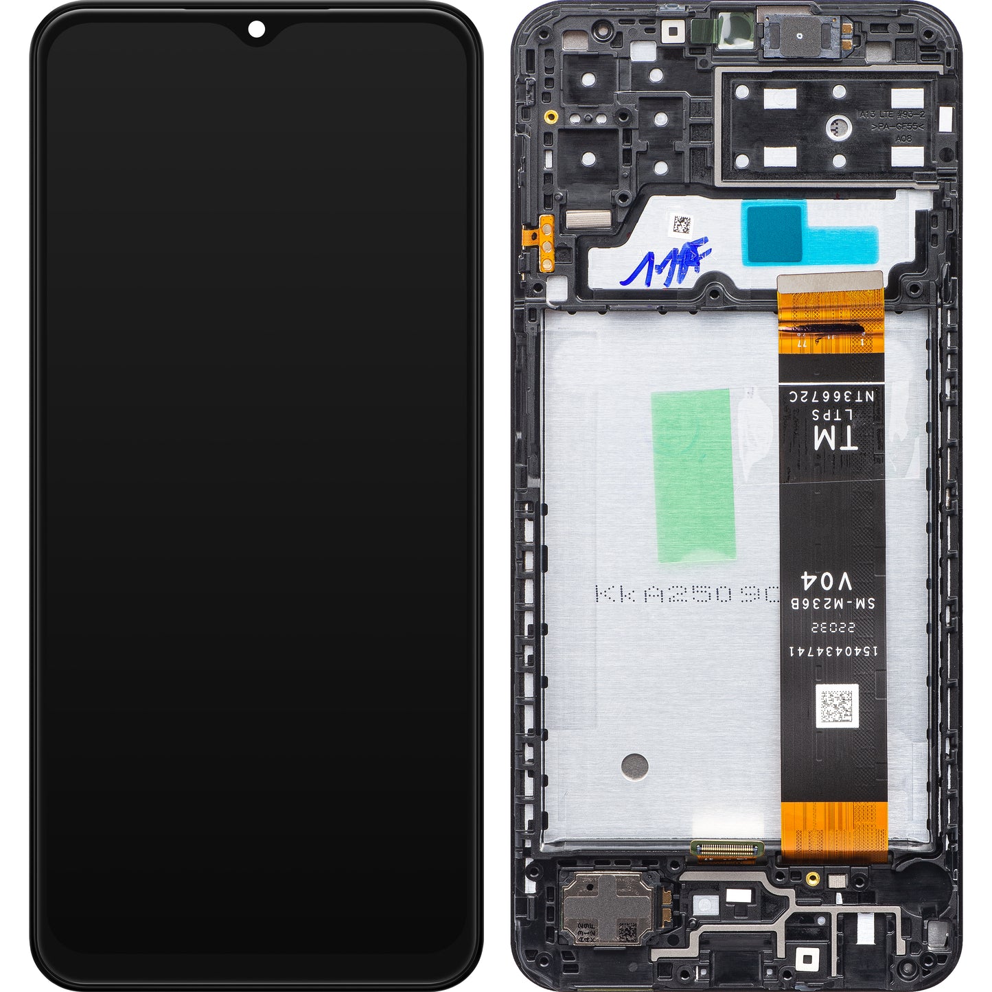 Display con Touchscreen Samsung Galaxy A13 A135, con Cornice, Nero, Swap GH82-28508A