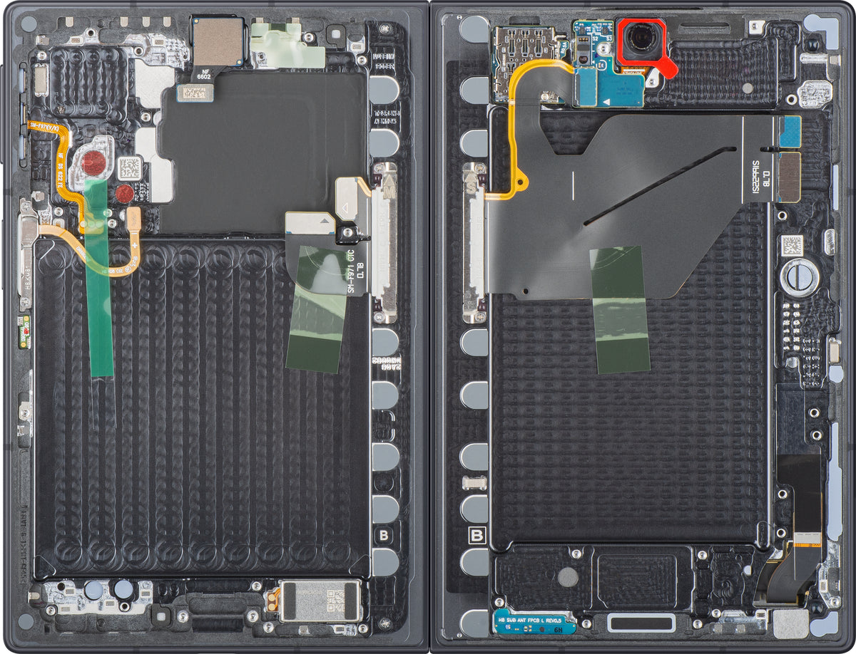 Display con Touchscreen Samsung Galaxy Z Fold8 F971, con Cornice, Sub Inner, Nero (Graphite), Service Pack GH82-39869A
