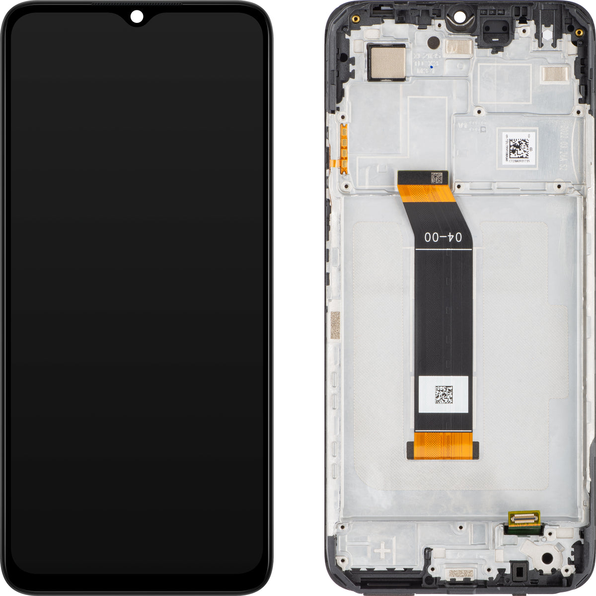 Display con Touchscreen Xiaomi Poco M5 / M4 5G / Redmi 10 5G, con Cornice, Nero, Service Pack 560005L19P00