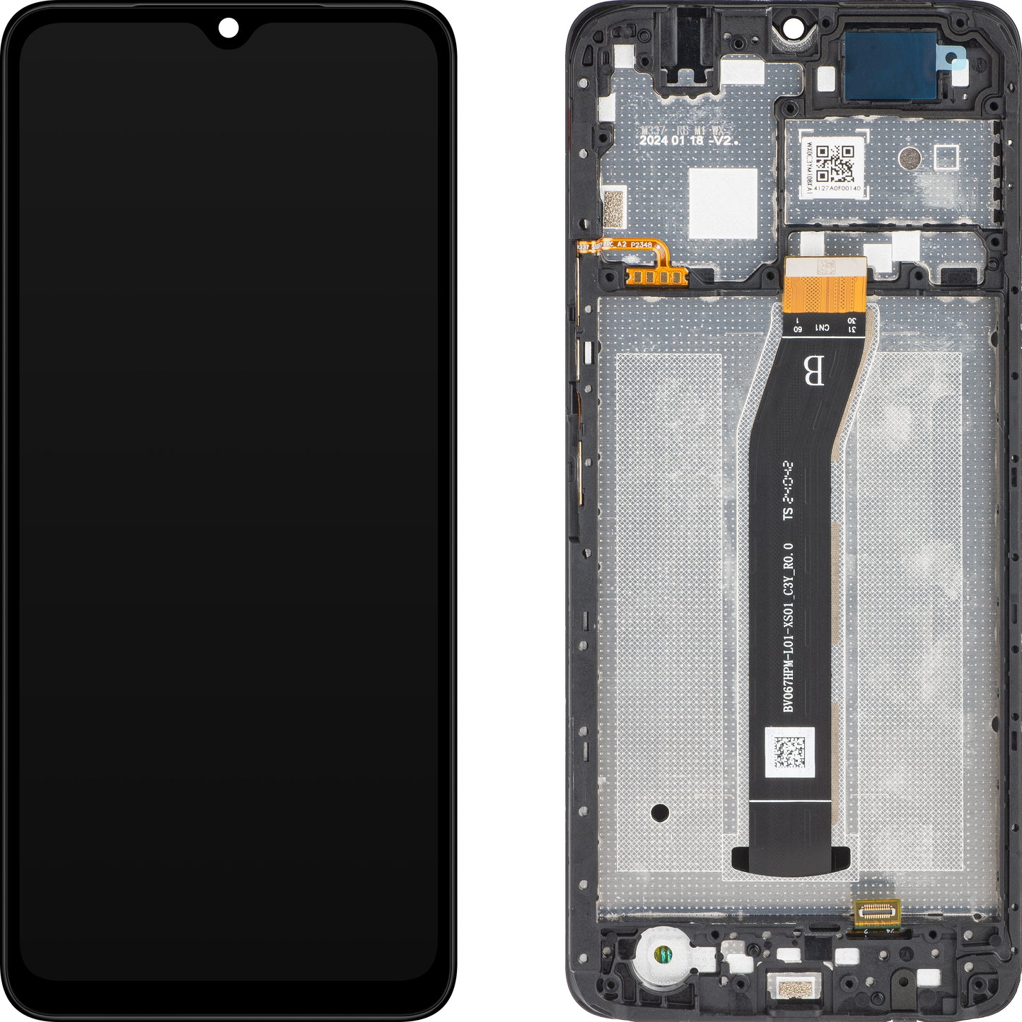 Xiaomi Redmi A3 Display touchscreen, con cornice, nero, Service Pack 5600010C3Y00