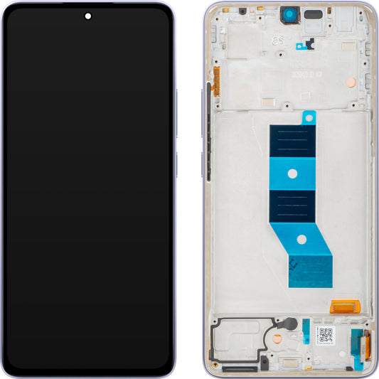 Display con Touchscreen Xiaomi Poco M7 Pro 5G, con Cornice, Viola (Lavender Frost), Service Pack 5600080O17P00
