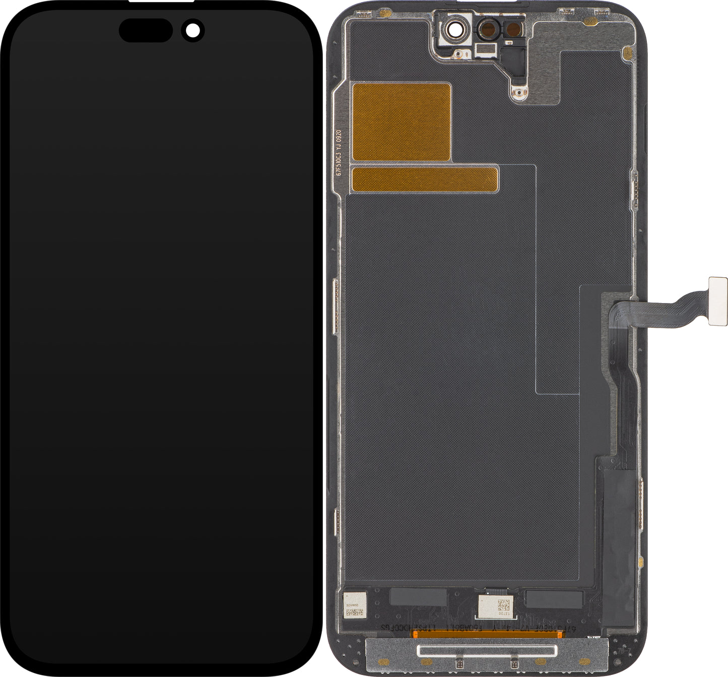 Display con Touchscreen ZY per Apple iPhone 14 Pro Max, con Cornice, Versione LCD In-Cell IC Movable, Nero