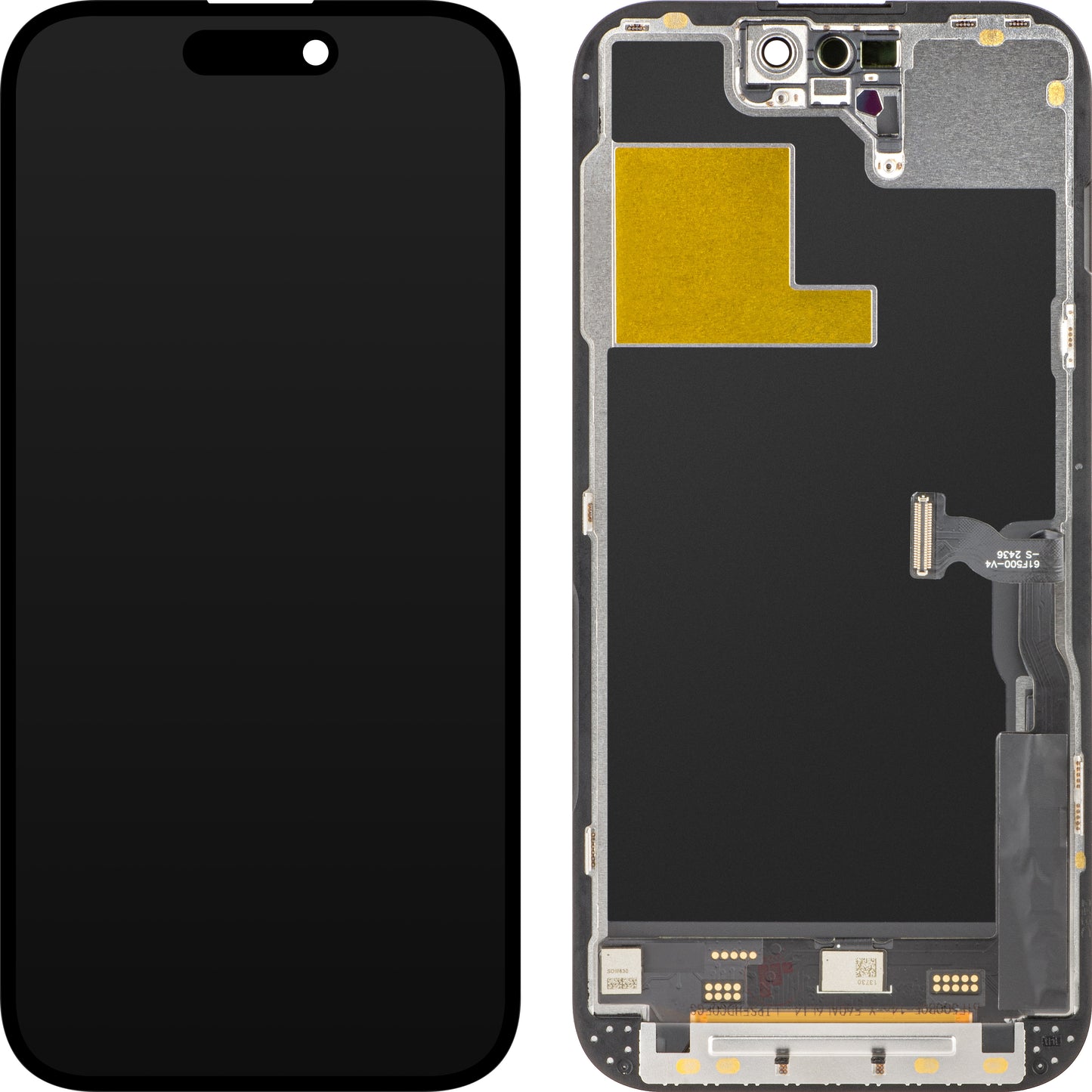 Display con Touchscreen ZY per Apple iPhone 14 Pro, con Cornice, Versione LCD In-Cell IC Movable, Nero