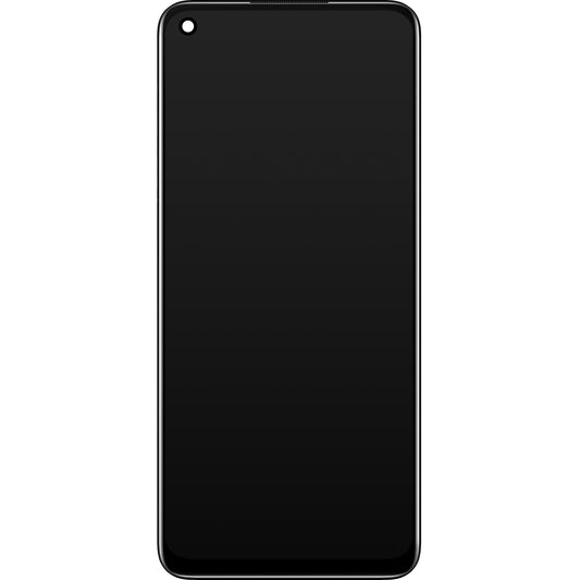 Display con touchscreen Oppo A74 5G / A54 5G, con cornice, nero, Service Pack 4906219