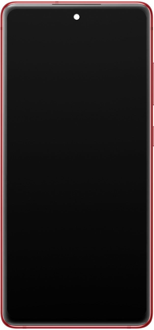 Display touchscreen Samsung Galaxy S20 FE G780, con cornice, rosso, Service Pack GH82-24219E