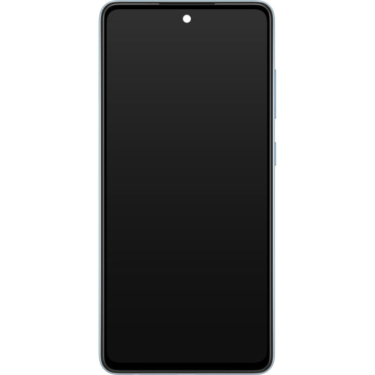 Display touchscreen Samsung Galaxy A52 5G A526 / A52 A525, con cornice, blu, Service Pack GH82-25524B