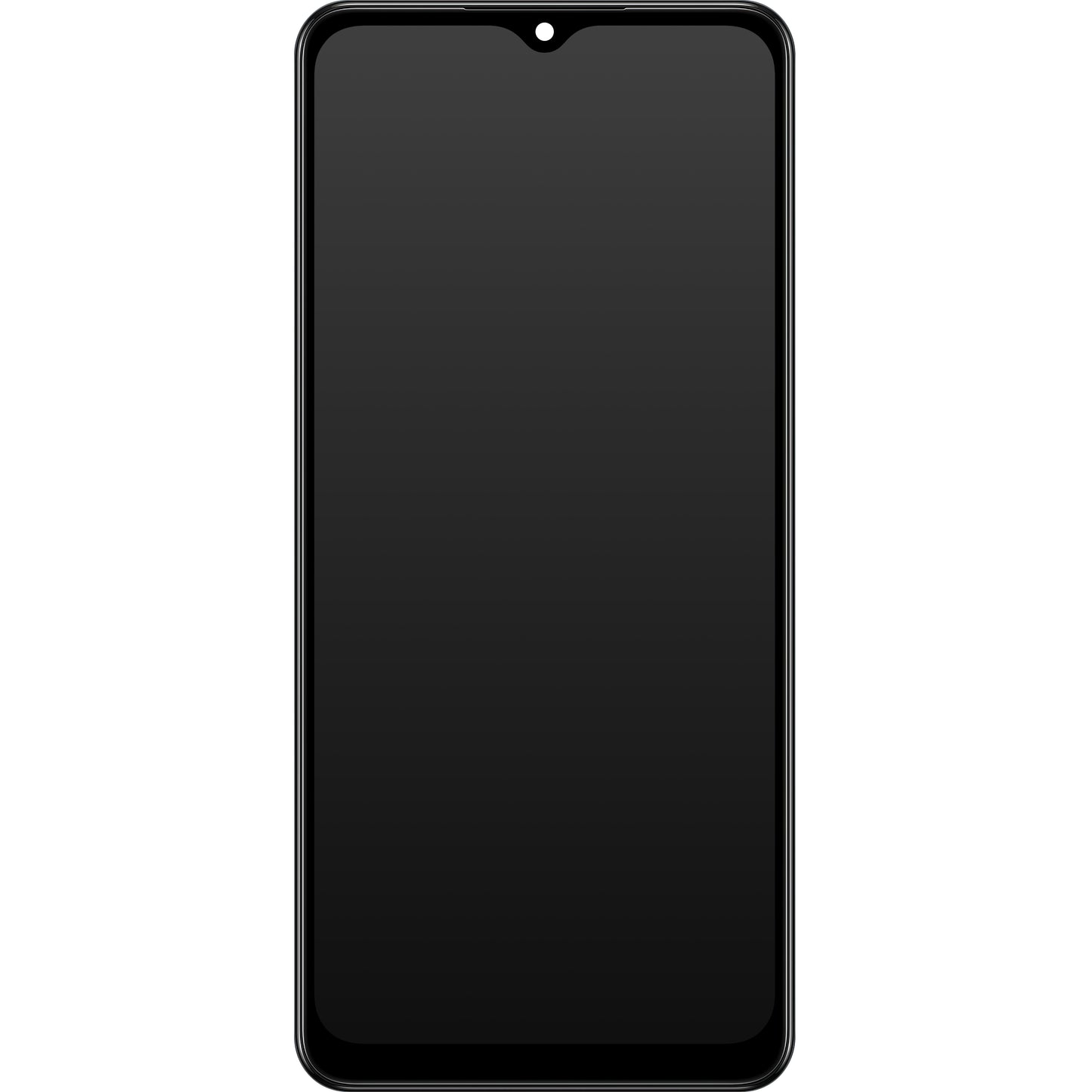 Display touchscreen Samsung Galaxy A02 A022, con cornice, nero, Service Pack GH82-25249A