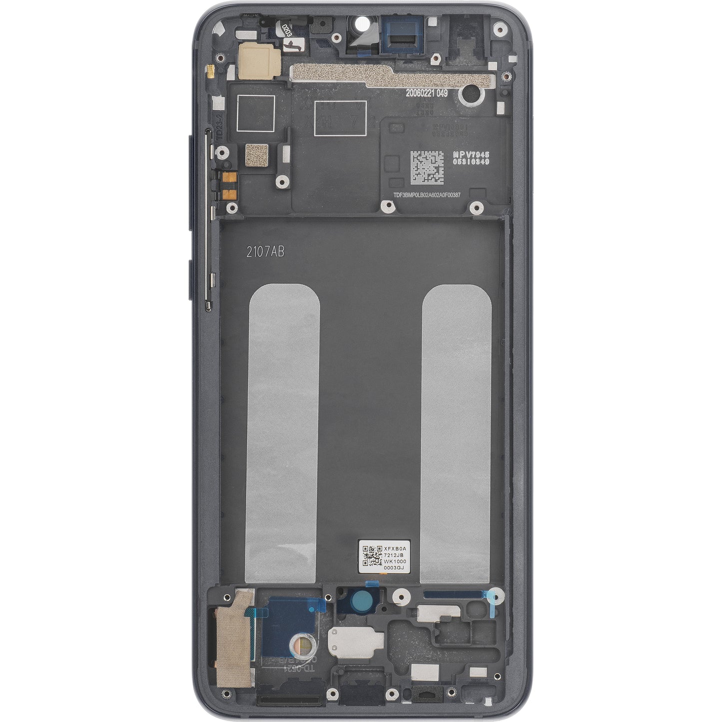 Display con Touchscreen Xiaomi Mi 9 Lite, con Cornice, Grigio, Service Pack 560610118033