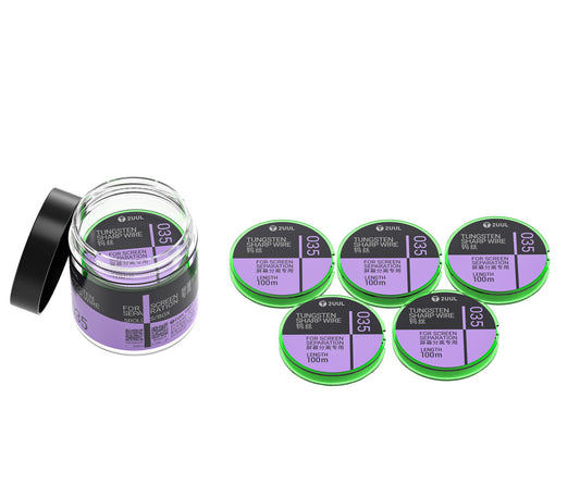 Filo Tungsteno 2UUL WS-035, 0,035mm, 100m, Set 5 pezzi