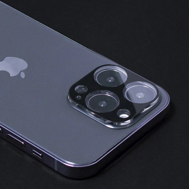 Pellicola Protettiva Posteriore WZK per Apple iPhone 17 Pro, Vetro Temperato, Set 2 pezzi, Nera