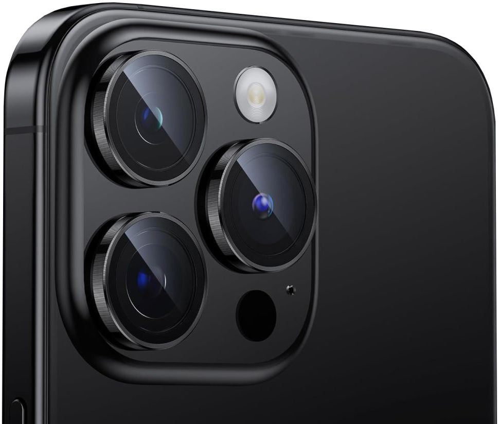 Pellicola Protettiva per Fotocamera Posteriore Tech-Protect CamRing PRO+ per Apple iPhone 14 Pro Max / 14 Pro, Vetro Temperato, Nera