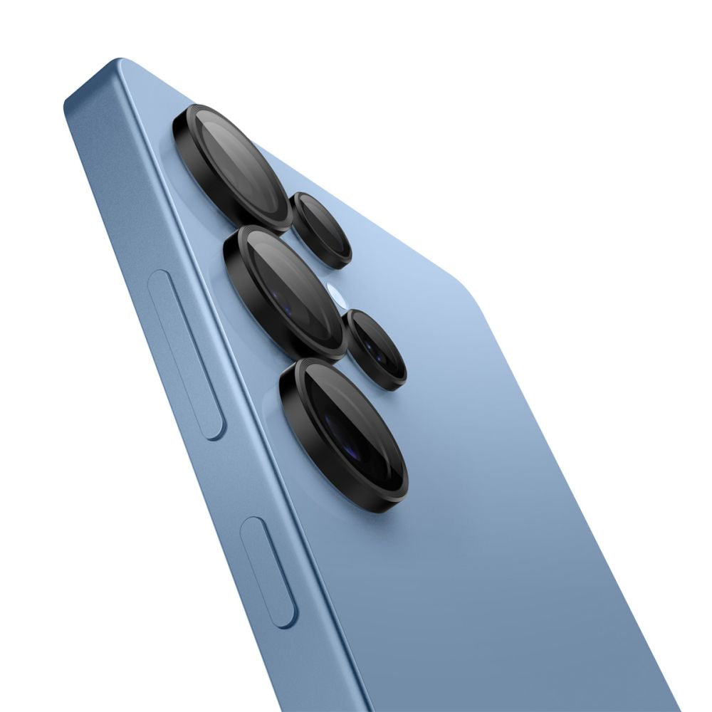 Pellicola Protettiva Posteriore Spigen GlastR EZ FIT Optik Pro HD per Samsung Galaxy S25 Ultra S938, Vetro Temperato, Set 2 pezzi, Nera