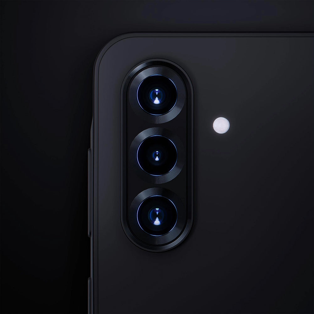 Pellicola protettiva per fotocamera posteriore 3MK Protection per Honor 400, Vetro Flessibile, Set da 4 pezzi, Trasparente