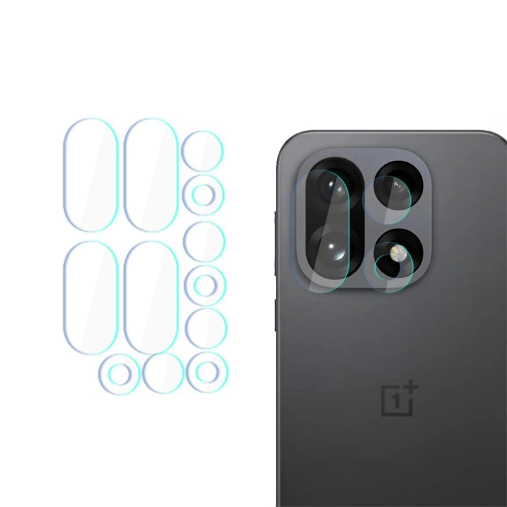 Pellicola Protettiva Posteriore per Fotocamera 3MK Protection per OnePlus 15, Vetro Temperato, Set 4 pezzi, Trasparente