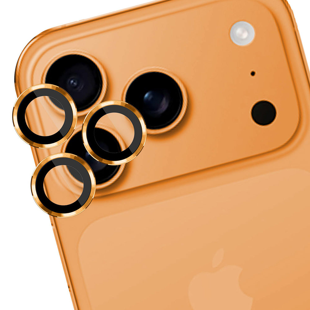 Pellicola Protettiva Posteriore Camera 3MK Protection Pro per Apple iPhone 17 Pro Max / 17 Pro, Vetro Temperato, Arancione