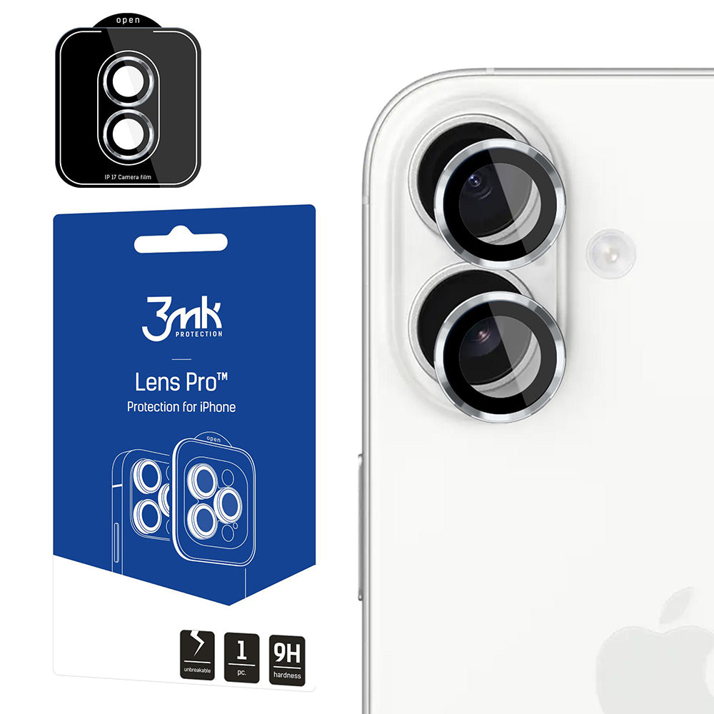 Pellicola Protettiva Posteriore 3MK Protection Pro per Apple iPhone 17, Vetro Temperato, Argento