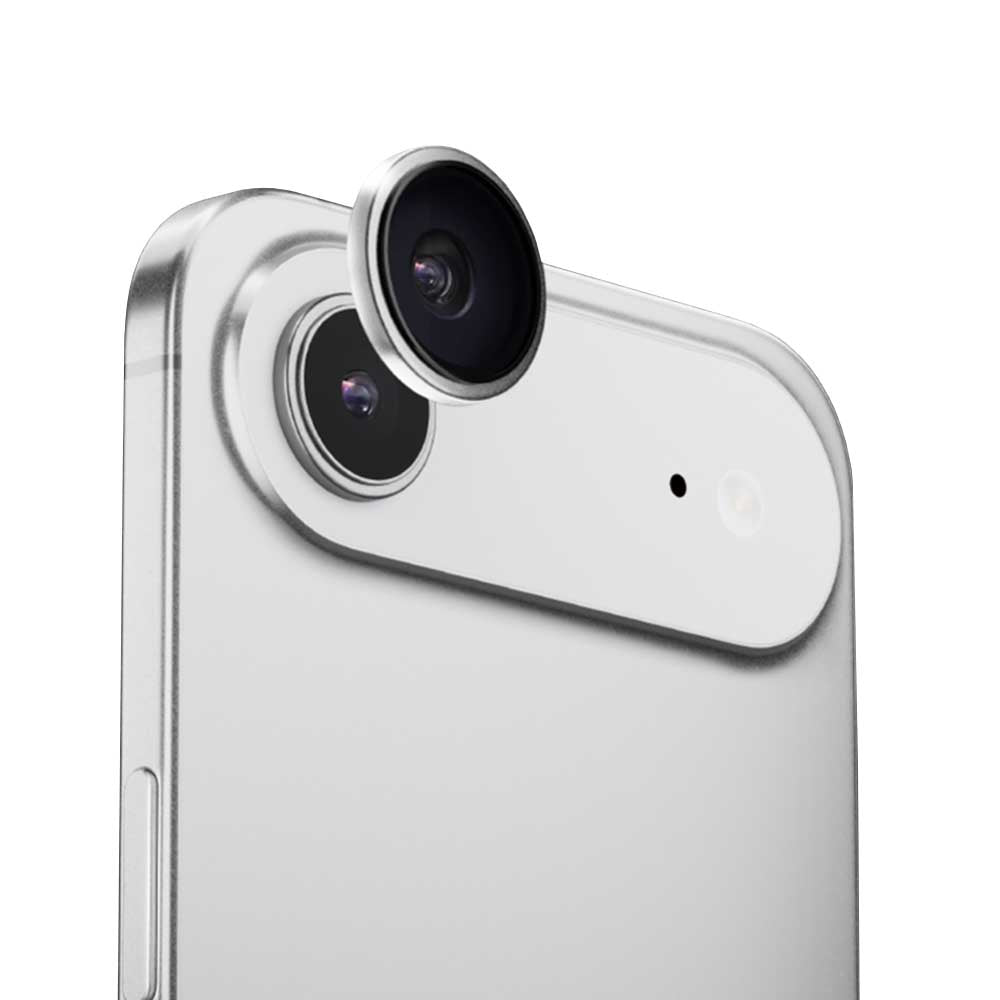Pellicola protettiva Anank AR per fotocamera posteriore Apple iPhone 17 Air, Vetro Temperato, Argento