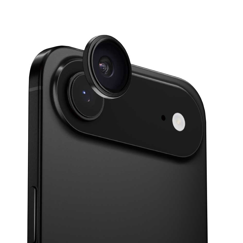 Pellicola protettiva Anank AR per fotocamera posteriore per Apple iPhone 17 Air, Vetro Temperato, Nero