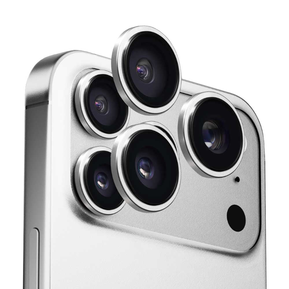 Pellicola protettiva Anank AR per fotocamera posteriore per Apple iPhone 17 Pro Max / 17 Pro, Vetro Temperato, Argento