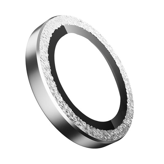 Pellicola Protettiva Posteriore Blueo Glitter Diamond Metal Frame per Apple iPhone 17, Vetro Temperato, Argento