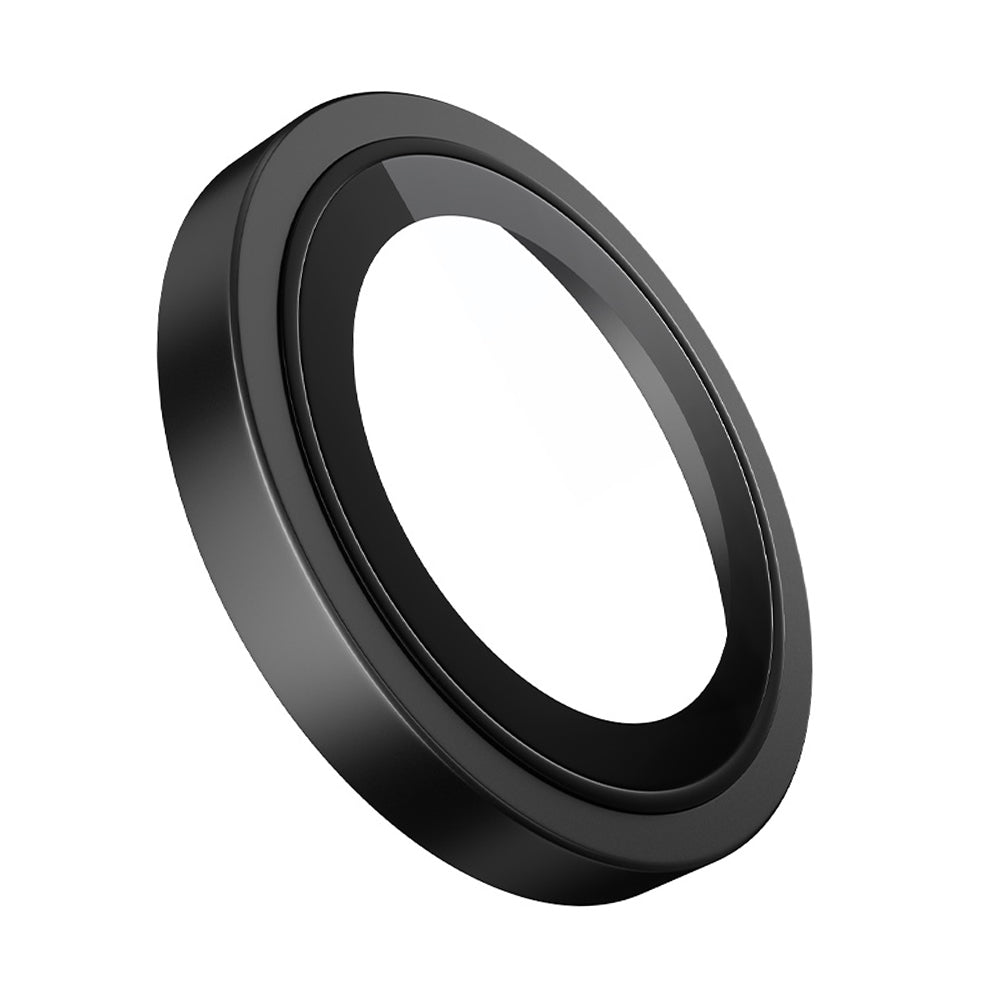 Pellicola protettiva per fotocamera posteriore Blueo Metal Frame per Apple iPhone 16 Pro Max / 16 Pro, vetro temperato, nero