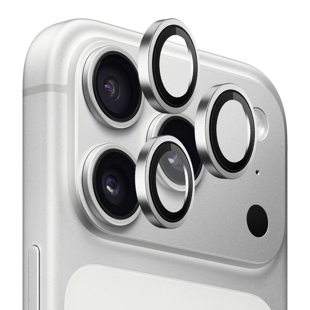 Pellicola Protettiva Posteriore Blueo Metal Frame per Apple iPhone 17 Pro Max / 17 Pro, Vetro Temperato, Argento