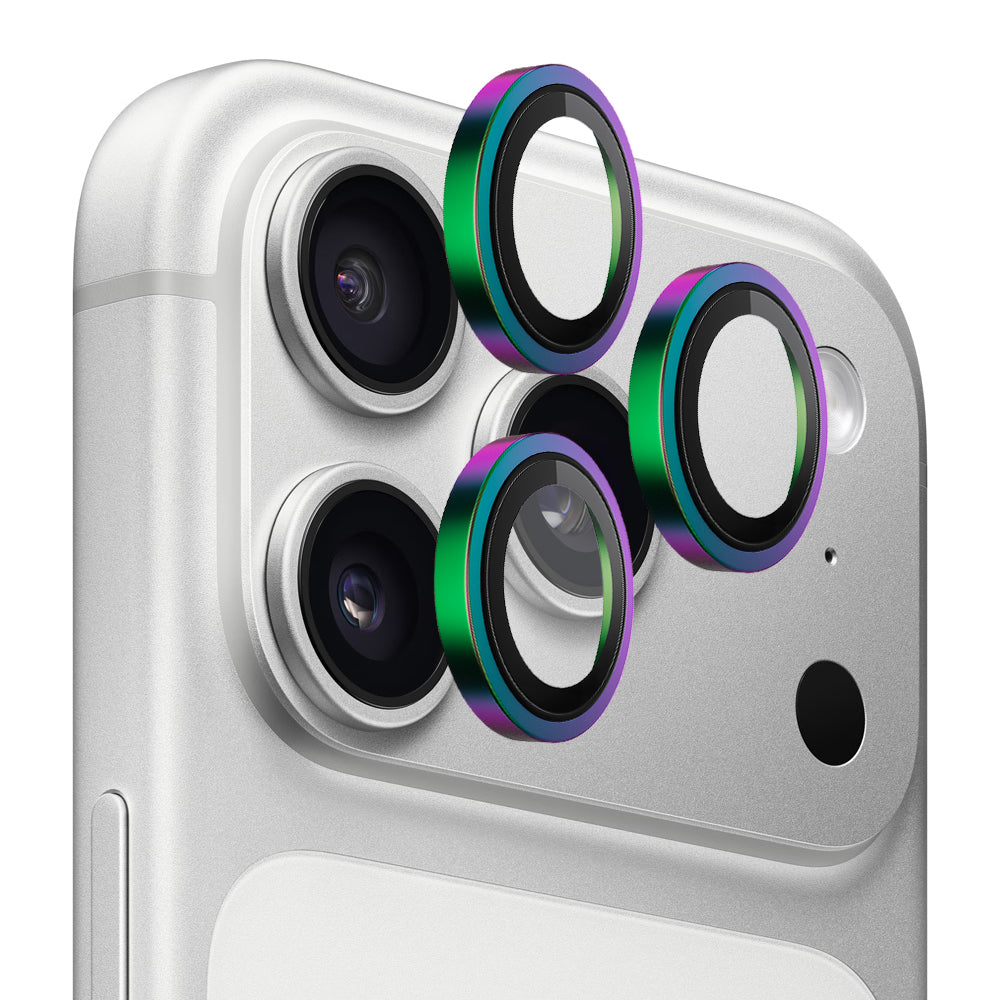 Pellicola Protettiva Posteriore Blueo Metal Frame per Apple iPhone 17 Pro Max / 17 Pro, Vetro Temperato, Multicolore