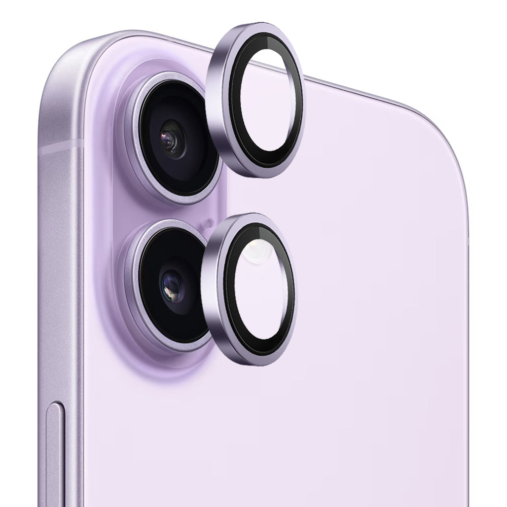 Pellicola Protettiva Posteriore Blueo Metal Frame per Apple iPhone 17, Vetro Temperato, Viola