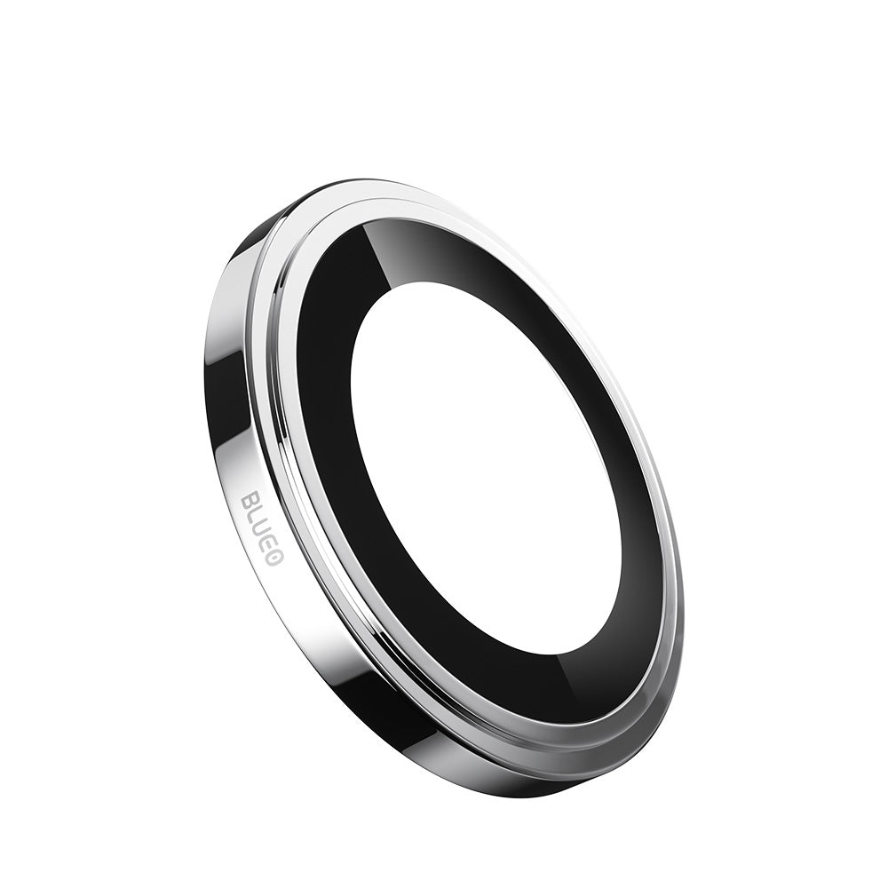 Pellicola protettiva per fotocamera posteriore Blueo Sapphire Crystal per Apple iPhone 14 Pro Max / 14 Pro, vetro temperato, argento